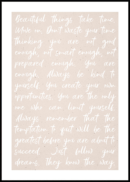 Poster con citazioni motivazionali