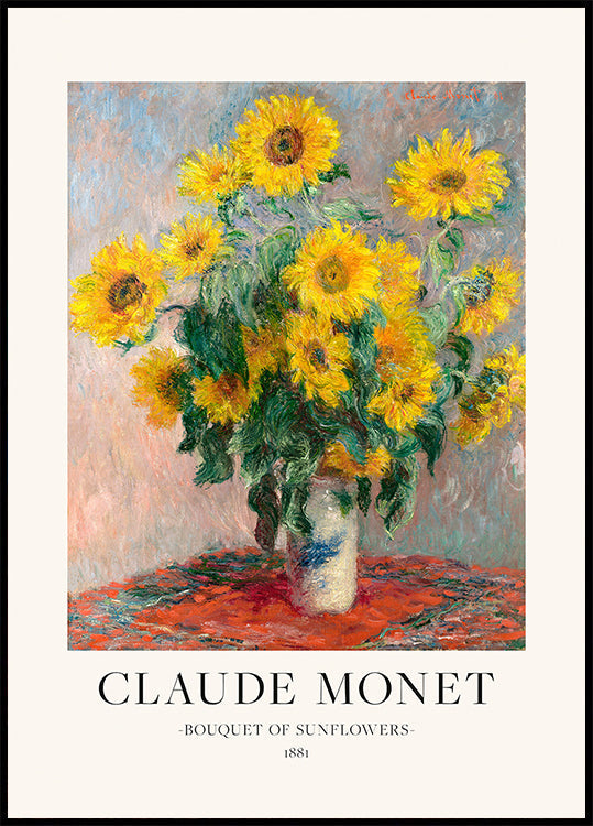 Poster di bouquet di girasoli