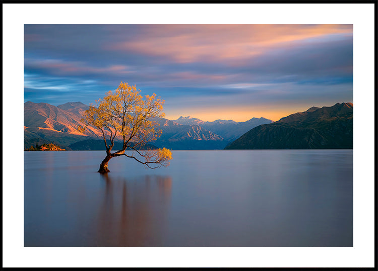 Poster di bagliore mattutino