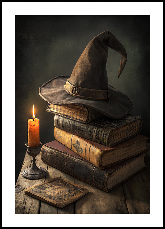 Poster di libri di incantesimi di streghe