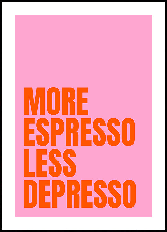 Poster di vibrazioni di caffeina