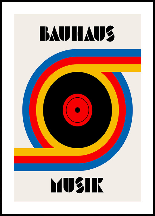 Poster in vinile musicale Bauhaus