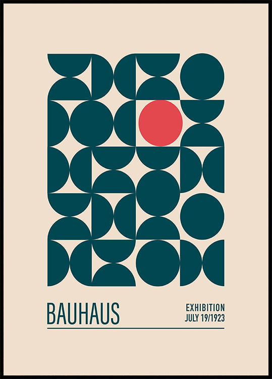 Poster di armonia geometrica