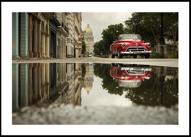 Poster delle strade dell'Avana, Cuba