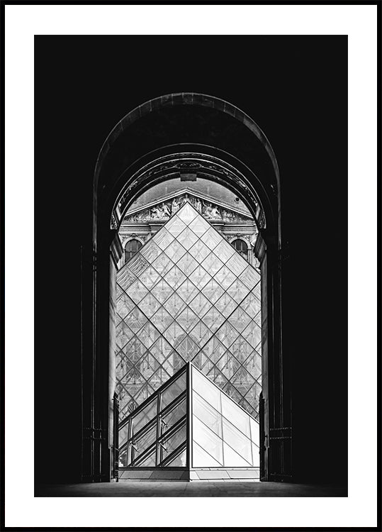 "Poster con vista sul tranquillo villaggio costiero"
