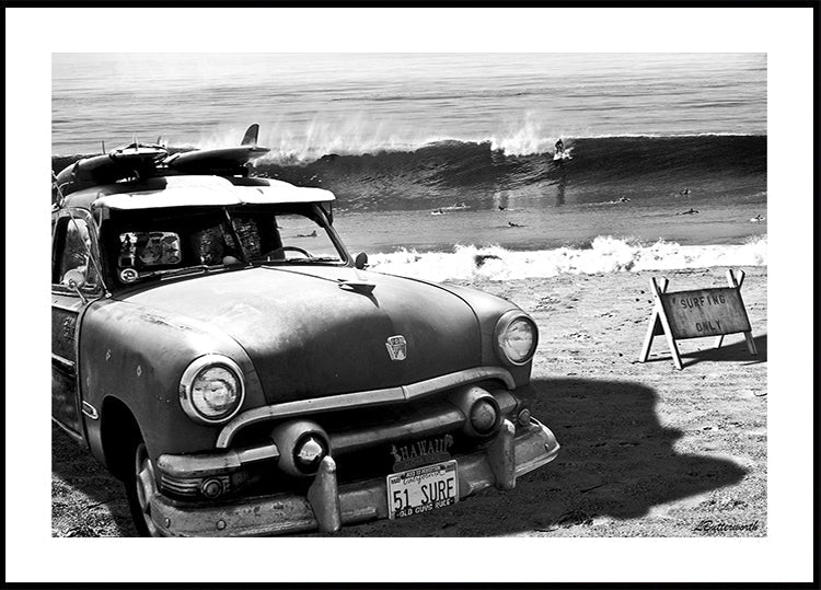 Poster vintage della Ford Woody