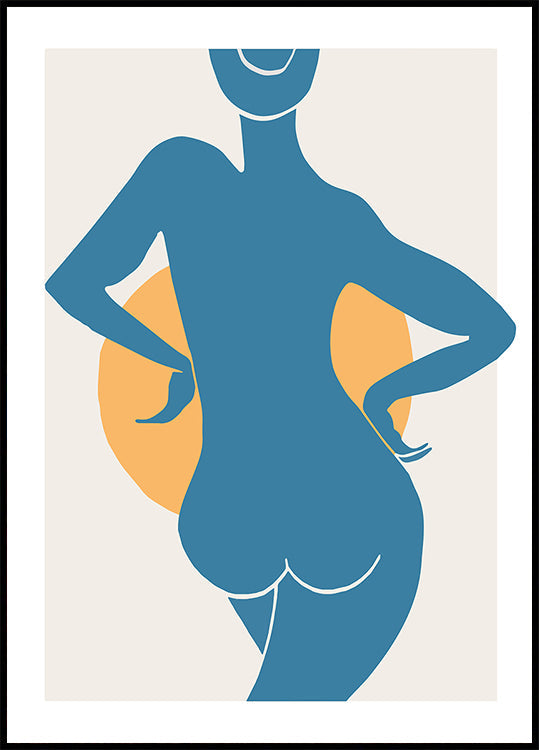 Manifesto della donna blu