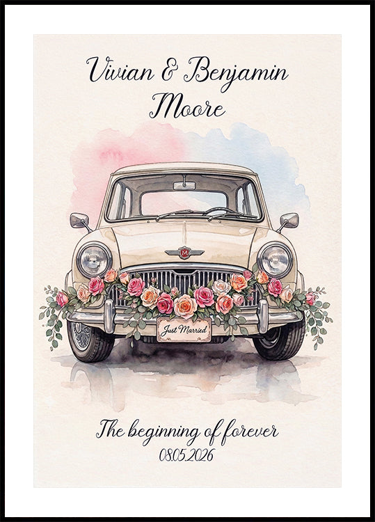 Poster personale Just Married