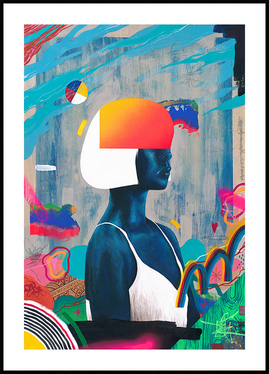 Manifesto della ragazza blu