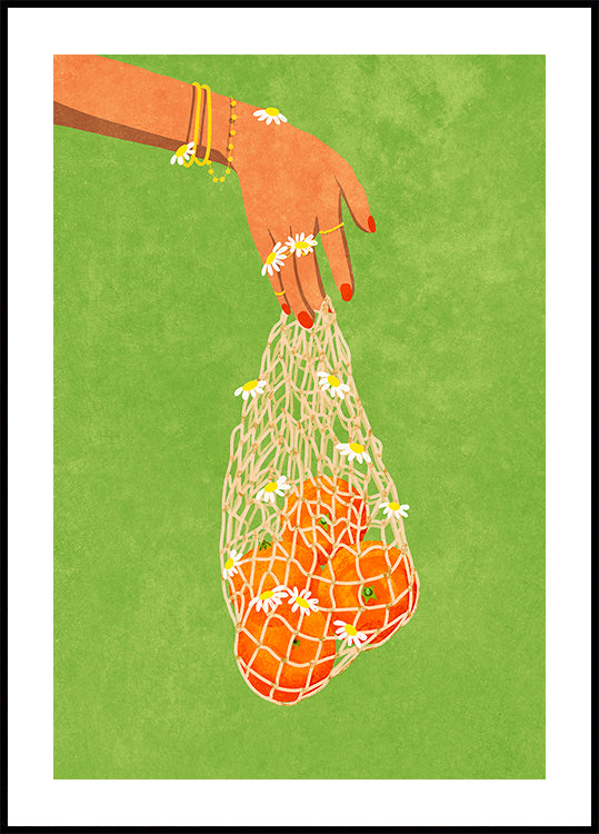 Poster di arance fresche