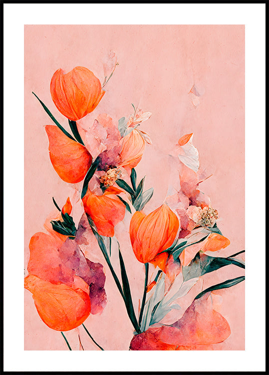 Poster Petali ed eleganza