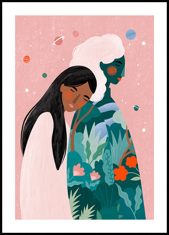 Poster di connessione cosmica