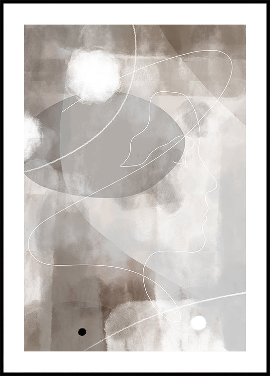 Poster del profilo astratto