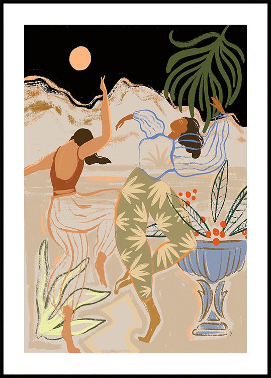 Locandina della danza al chiaro di luna