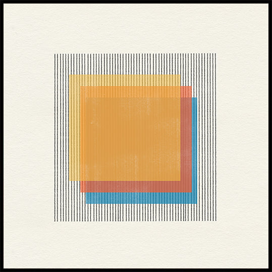 Poster di illusioni colorate