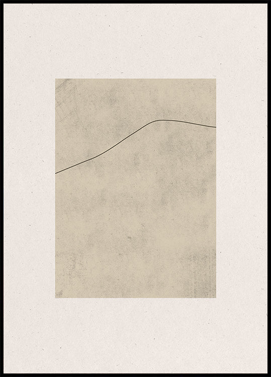 Linea sul poster beige sussurrato