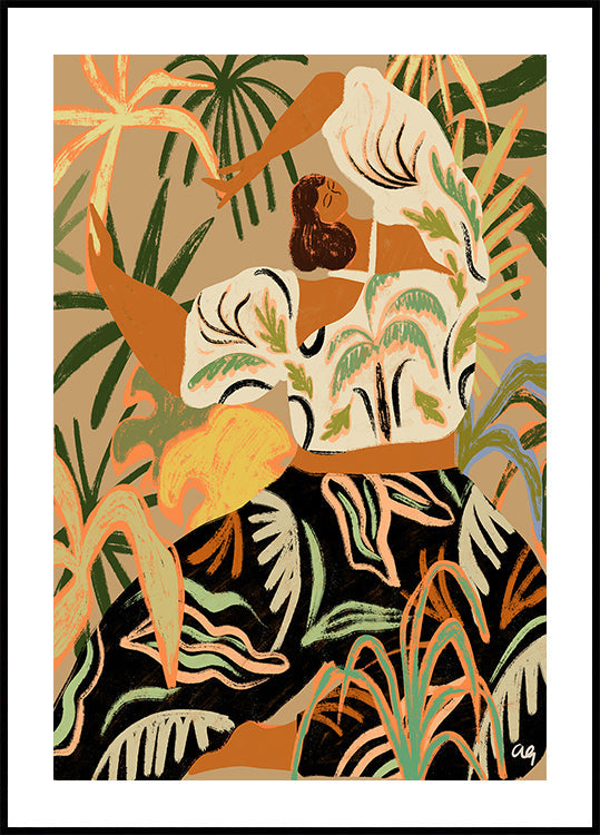 Poster sull'abbraccio della natura