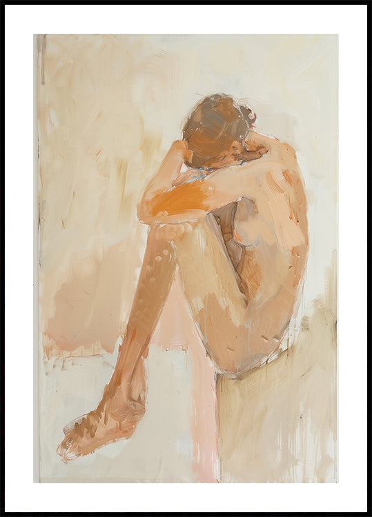 Poster di donna nel bagno