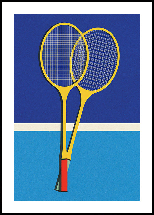 Racchette da badminton in legno