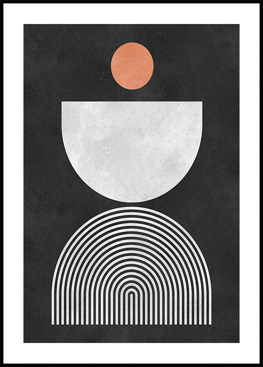 Linee e cerchi 10 Poster