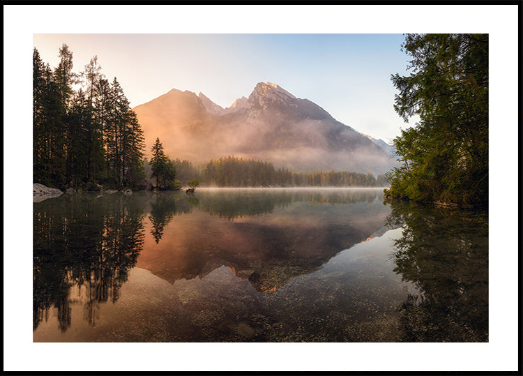 Poster di nebbia luminosa