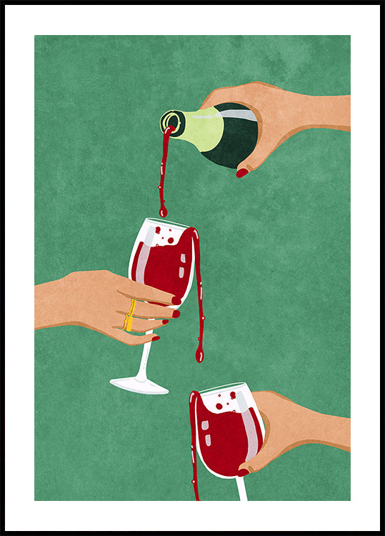 Poster di ragazze di saluti