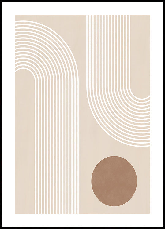 Poster Arco Beige