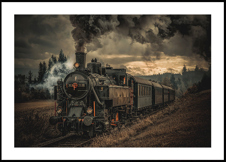 Poster del treno dei cercatori d'oro