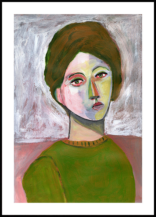 La donna con il maglione verde