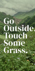 Go Outside Touch Some Grass Plakat - Posterbox.dk