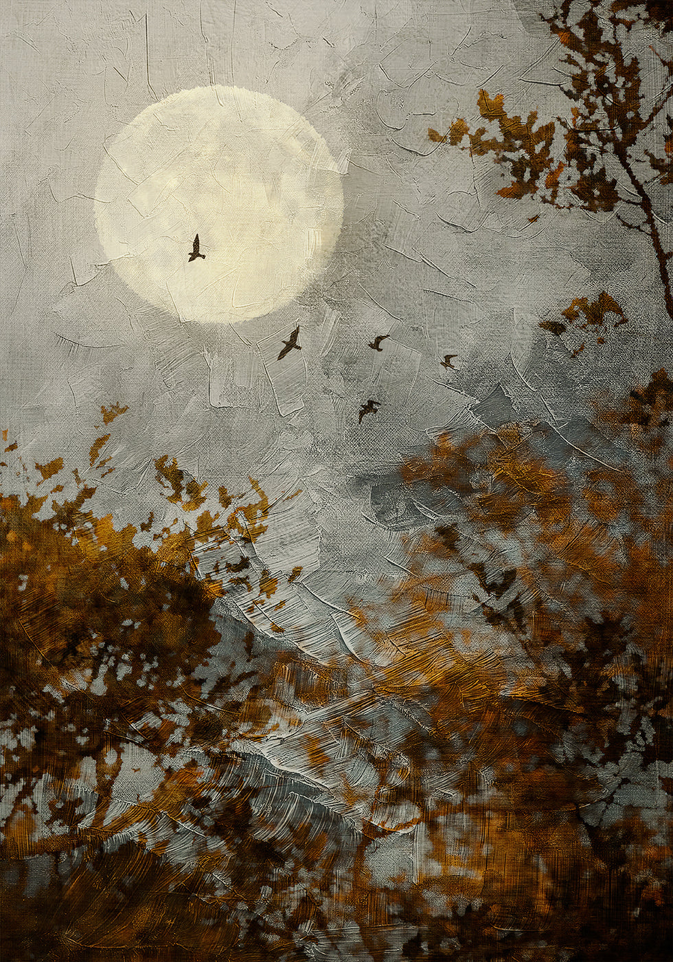 Halloween Full Moon Plakat