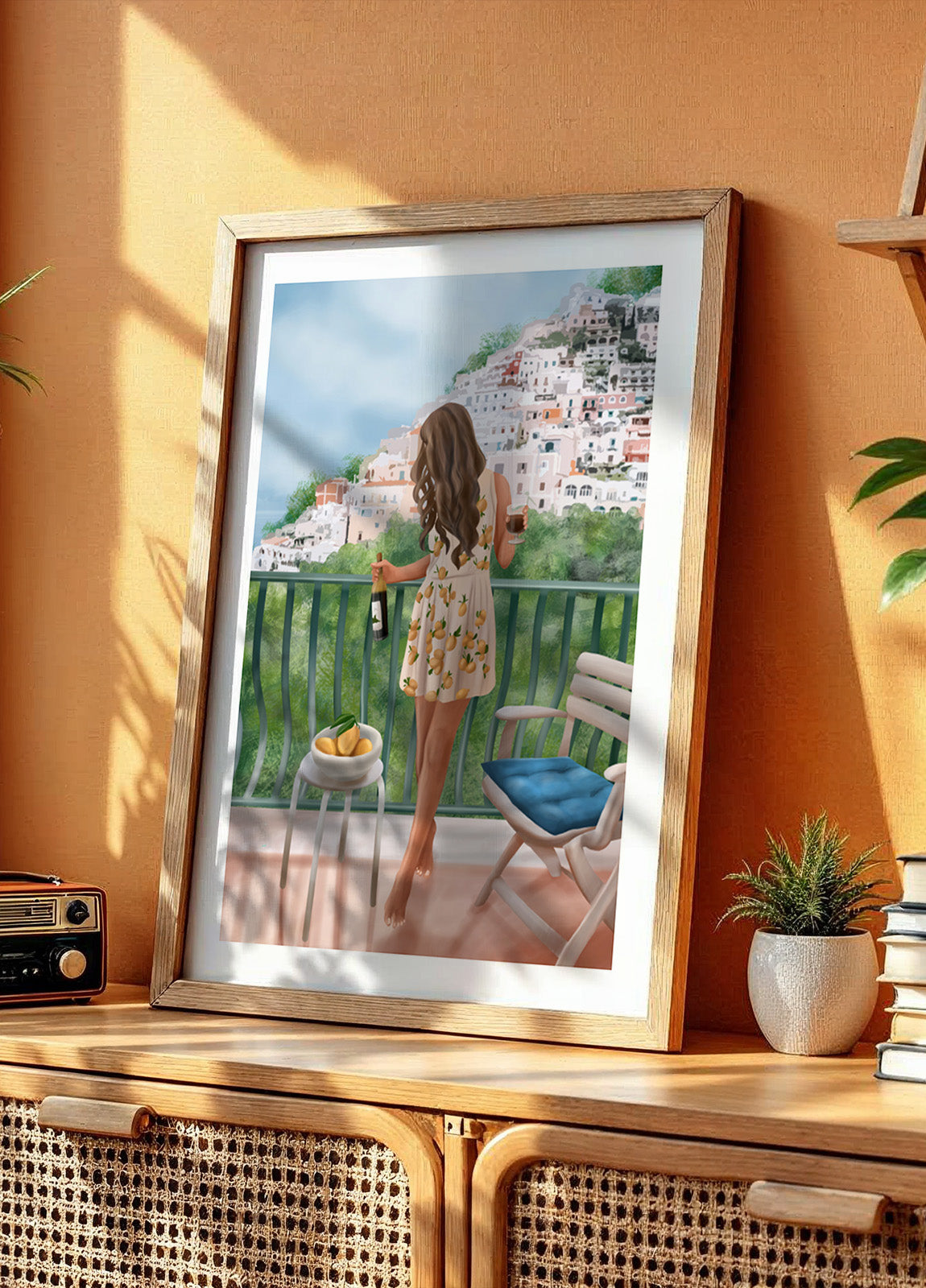Balcone di limoni italiani