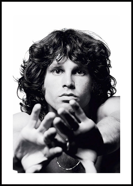 Poster con ritratto di Jim Morrison 