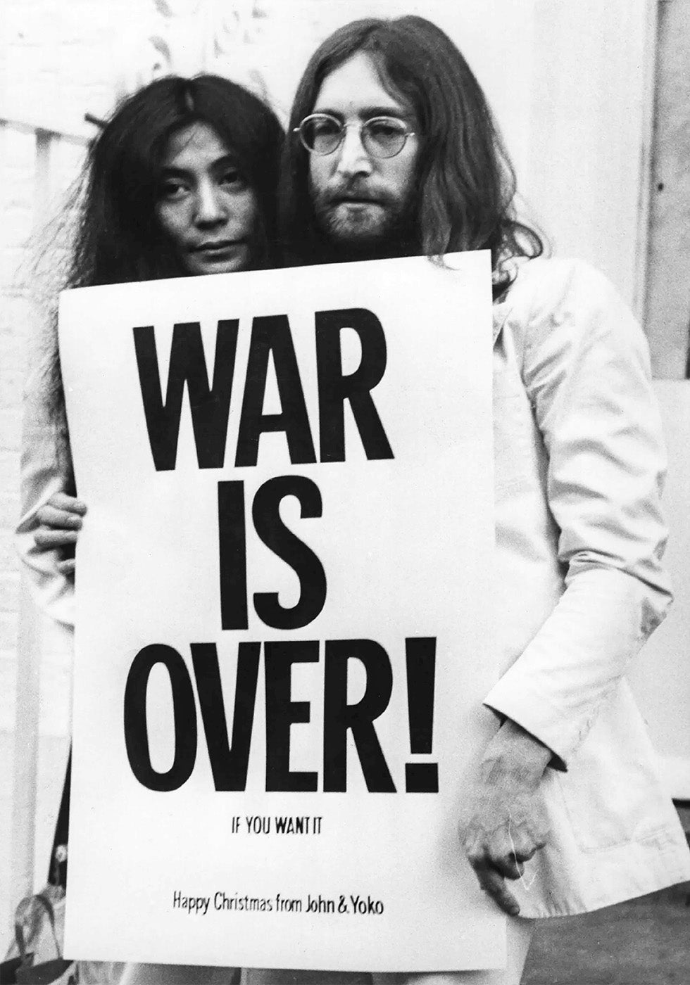 John Lennon e Yoko Ono - La guerra è finita Poster 