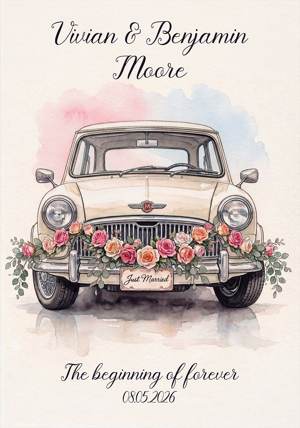 Poster personale Just Married