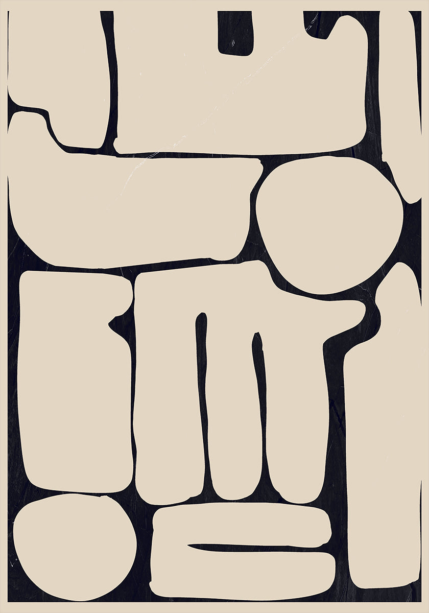 Poster con forme minimali astratte moderne 161