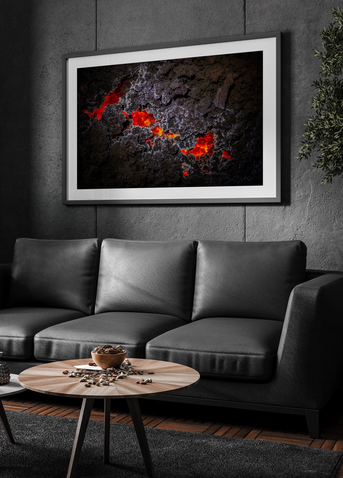 Colata di lava fusa