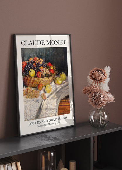 Poster di Monet Mele e Uva 