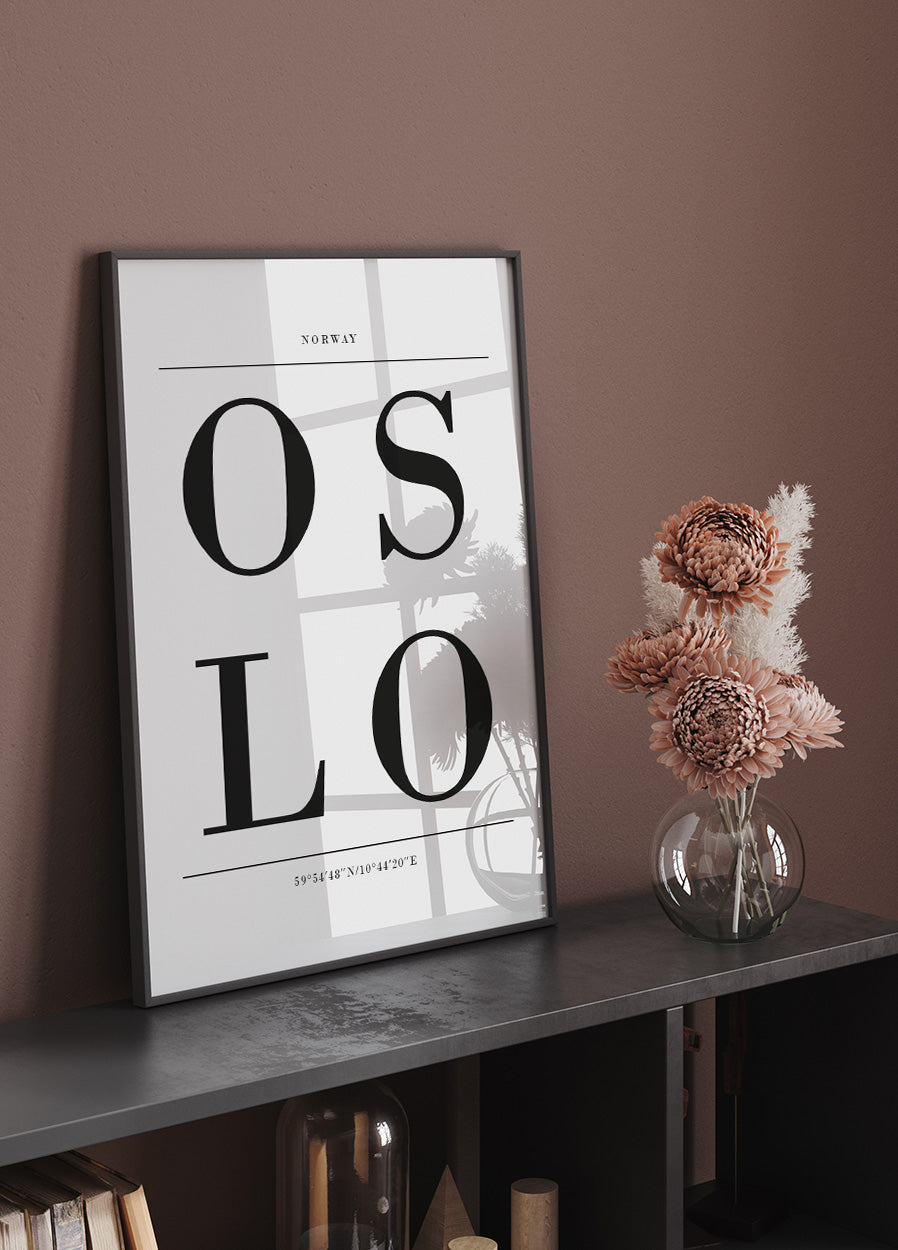 Oslo Plakat - Posterbox.dk