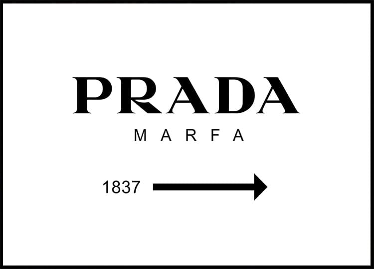 Manifesto di Prada Marfa