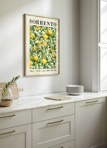 Sorrento Lemon Plakat - Posterbox.no