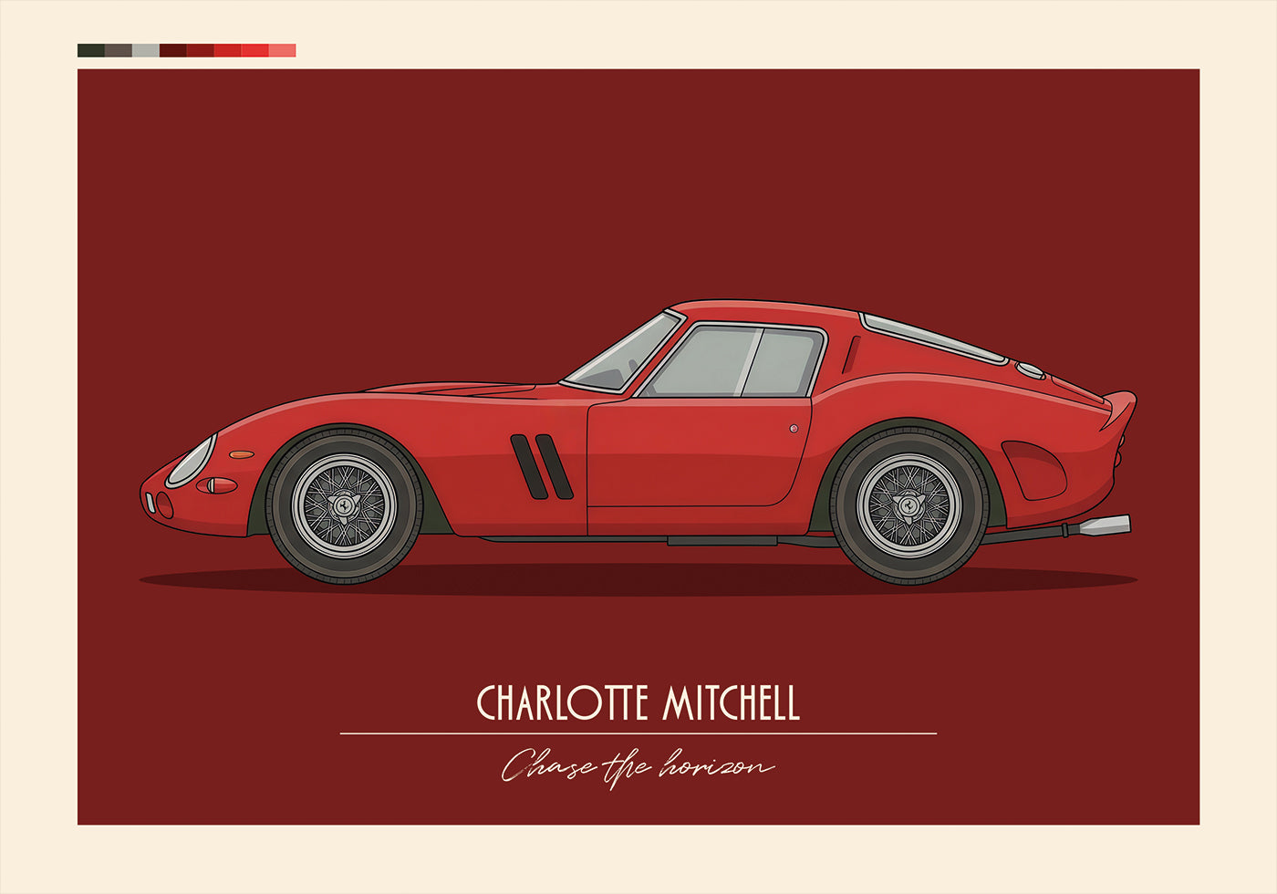 Sport Car Personal 10 Plakat - Posterbox
