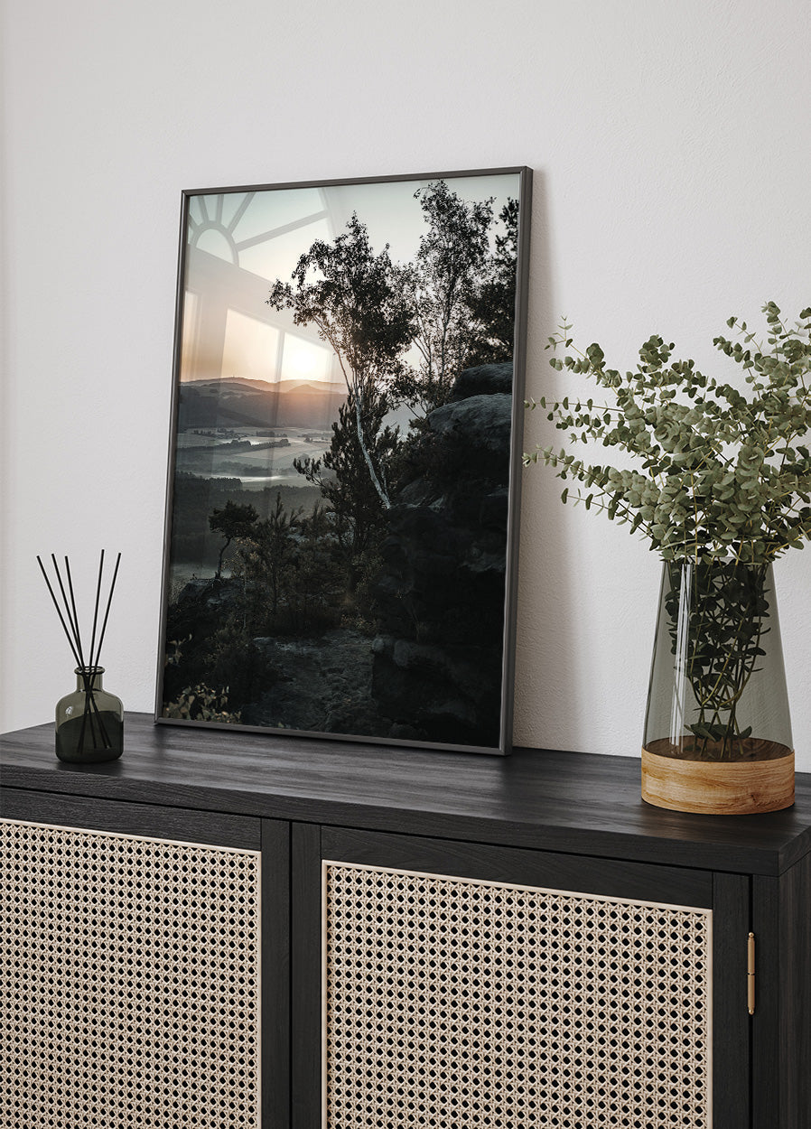 Sunrise In Nationalpark, Switzerland Plakat - Posterbox.dk