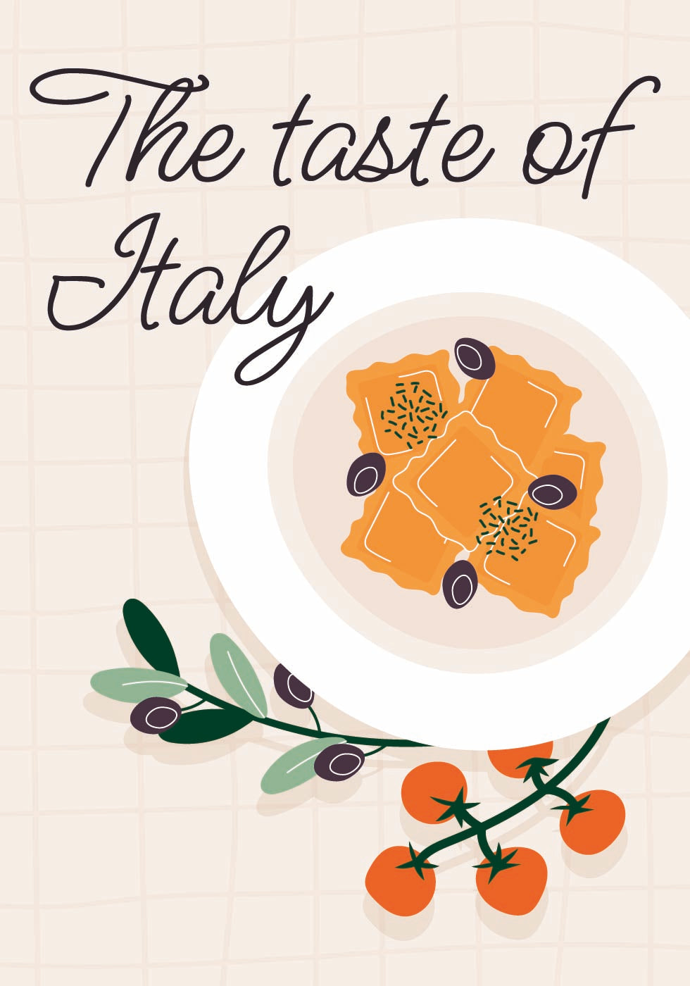 Il poster del gusto d'Italia 