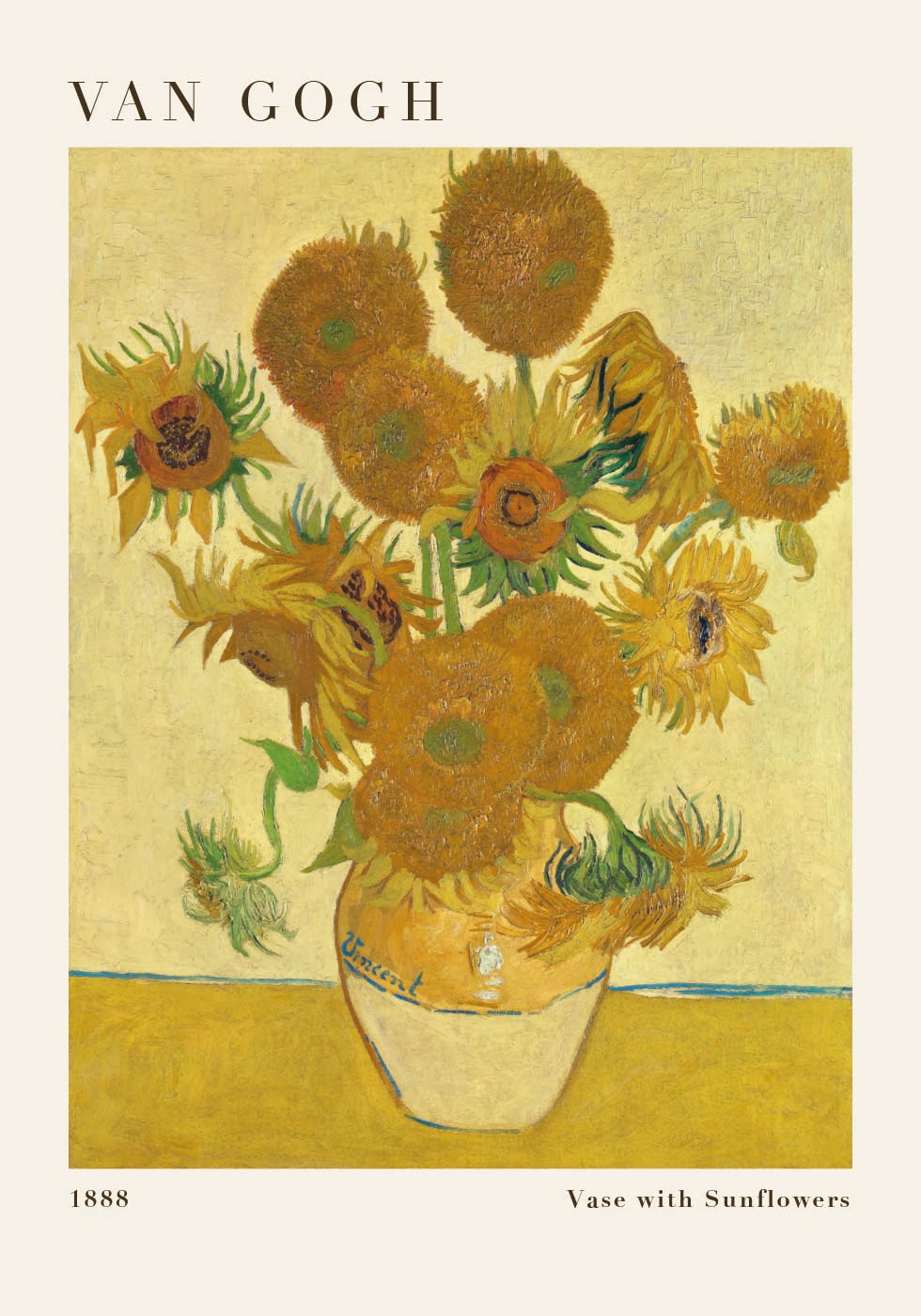 Poster dei girasoli di Van Gogh