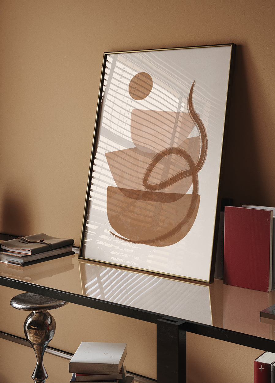 Watercolor Shapes Plakat - Posterbox.dk