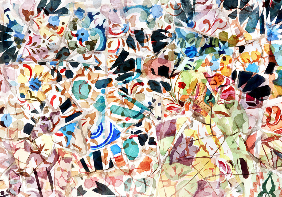 Mosaic of Barcelona VI (NEW) - Posterbox