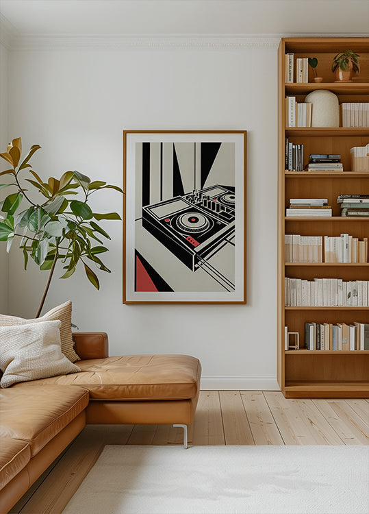 DJ Mixer - Bauhaus Style (NEW) - Posterbox