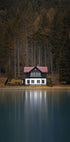 A House On The Shore Of The Lake Plakat - Posterbox.dk