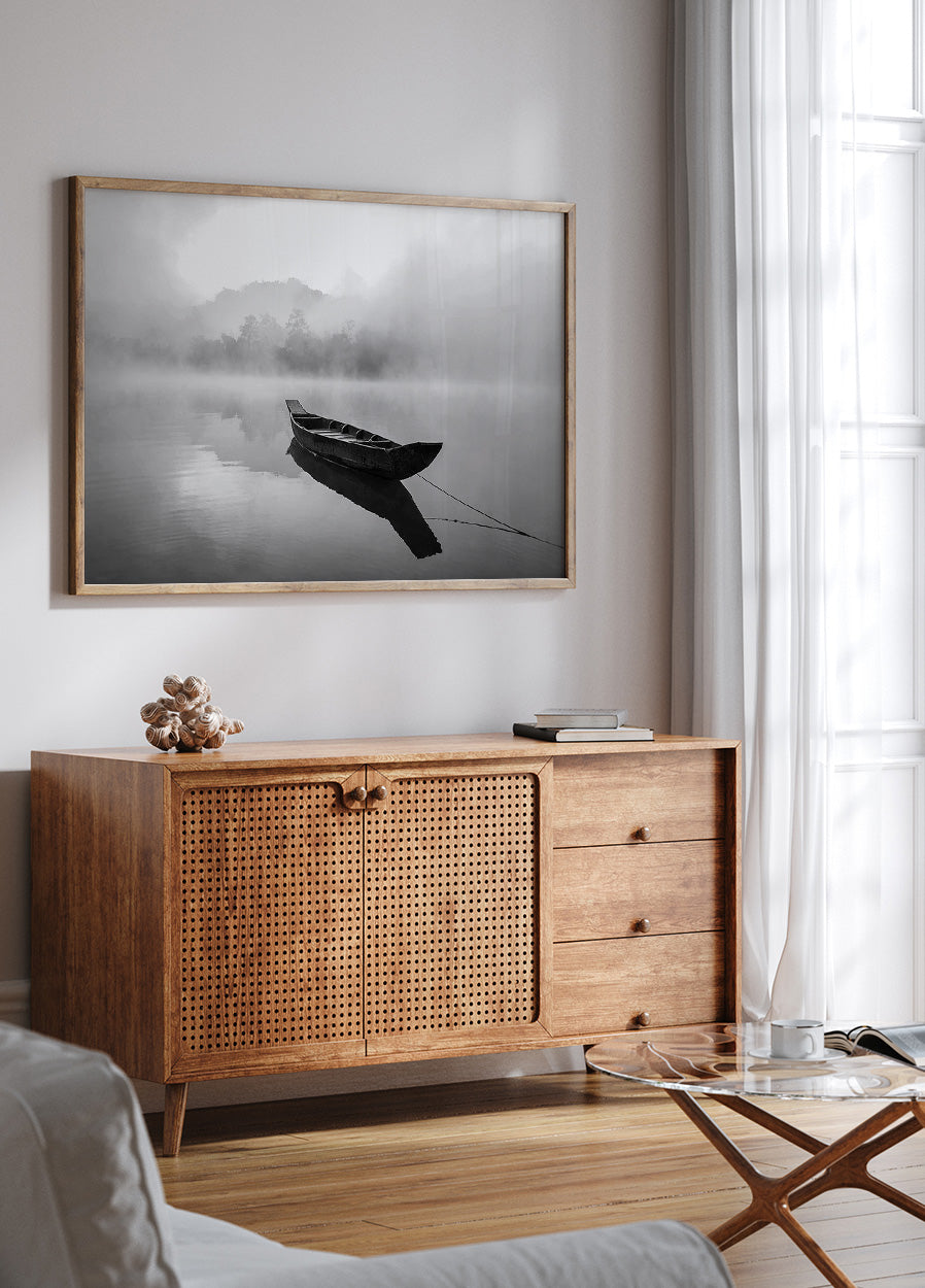 Alone Boat Plakat - Posterbox.dk